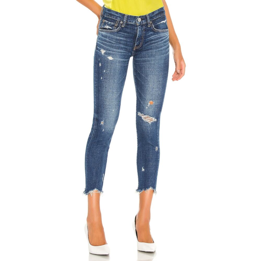 Moussy 'Glendele' Blue Skinny Denim Jean Size 25